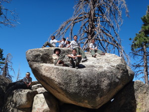 Scouts Rock Climbing